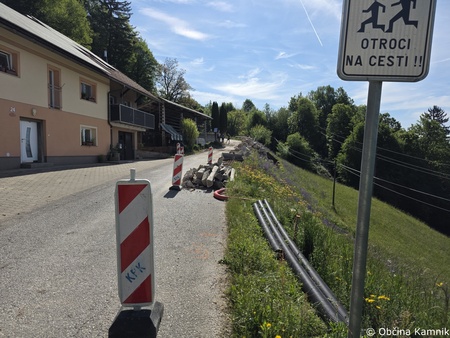 Sanacija cestišča Kamnik – Palovče – Vranja Peč (3)